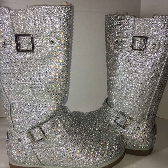 Crystal Rhinestone boots - Picture 4 of 7